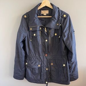 Michael Kors blue utility jacket